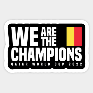 Qatar World Cup Champions 2022 - Belgium Sticker